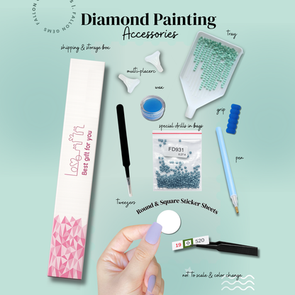 Green Apple | Mini Diamond Painting