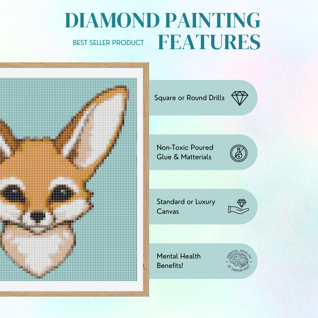 Fennec Fox | Mini Diamond Paintin