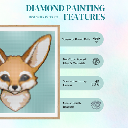 Fennec Fox | Mini Diamond Paintin