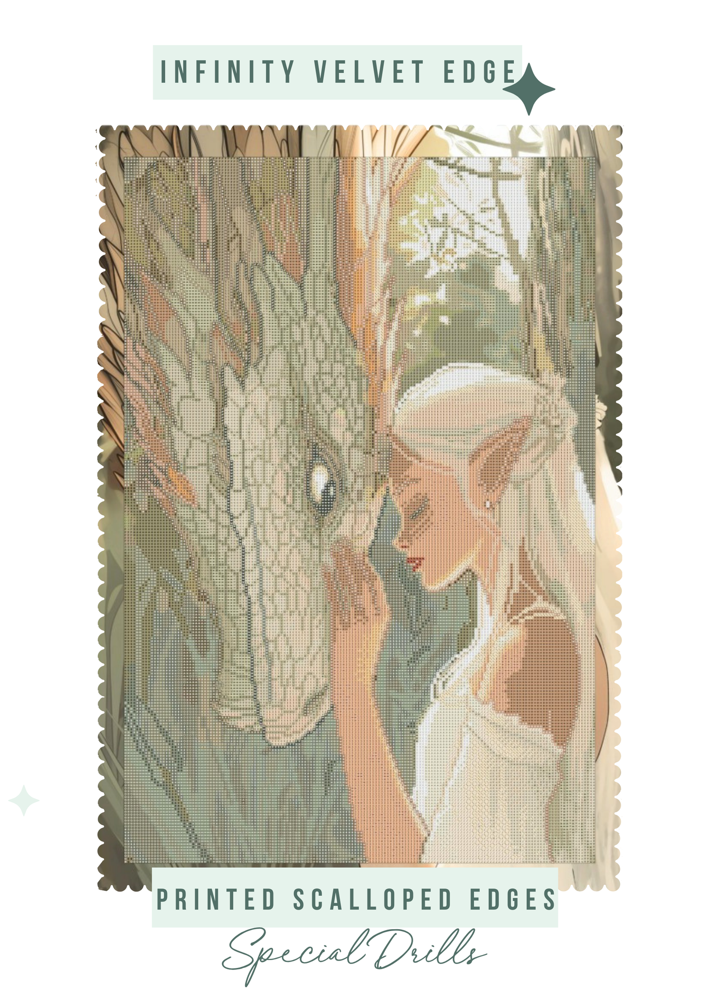 Emotional Support Dragon | Portrait Diamond Painting