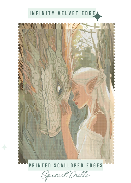 Emotional Support Dragon | Portrait Diamond Painting