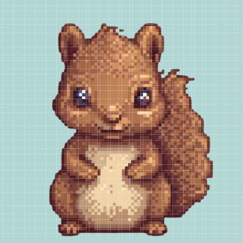 Squirrel | Mini Diamond Painting