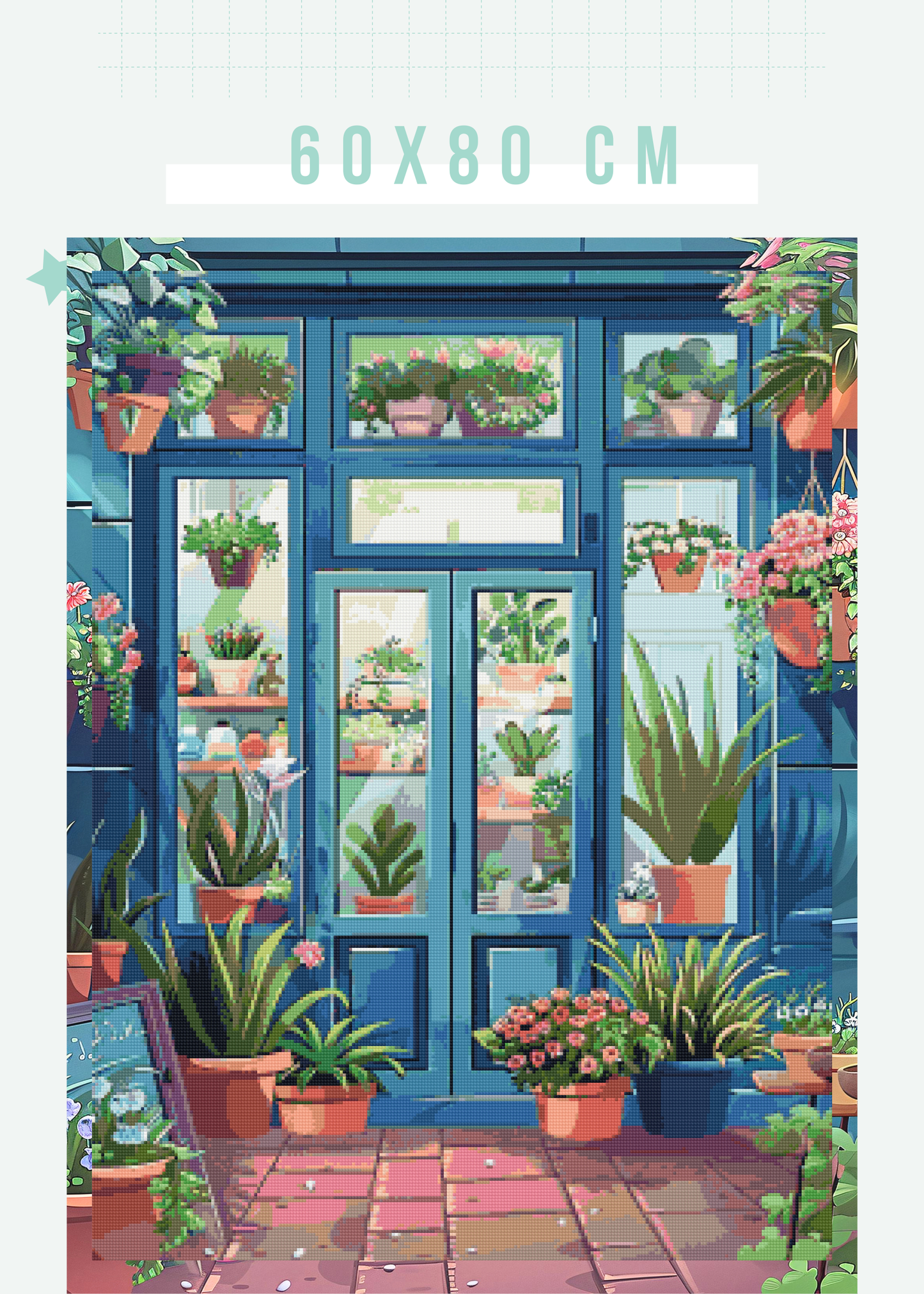 Window Garden | Portrait Diamond Painting