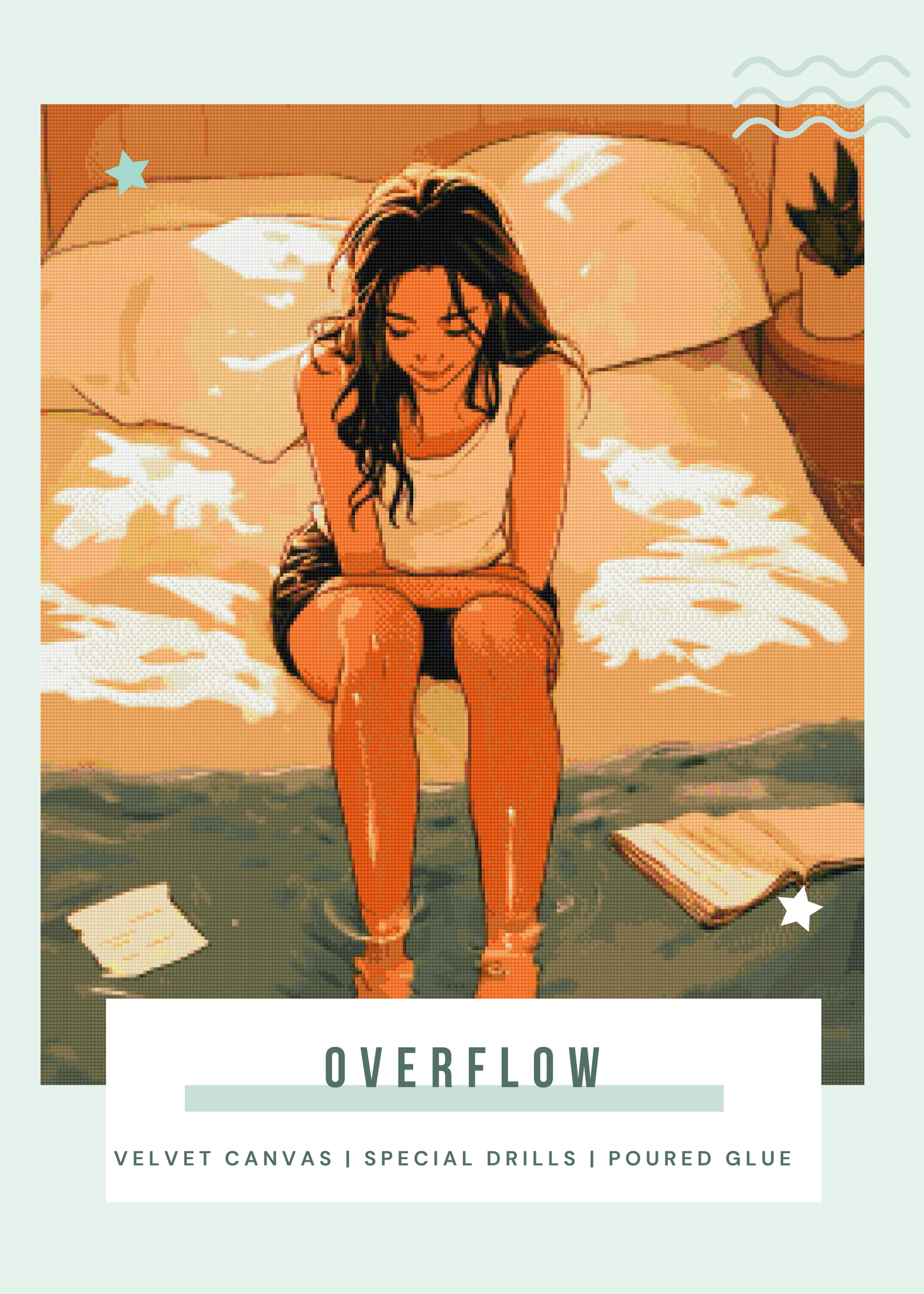 Overflow | Portrait Diamond Painting