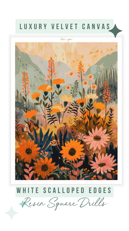 Twilight Blossom | Portrait Diamond Painting