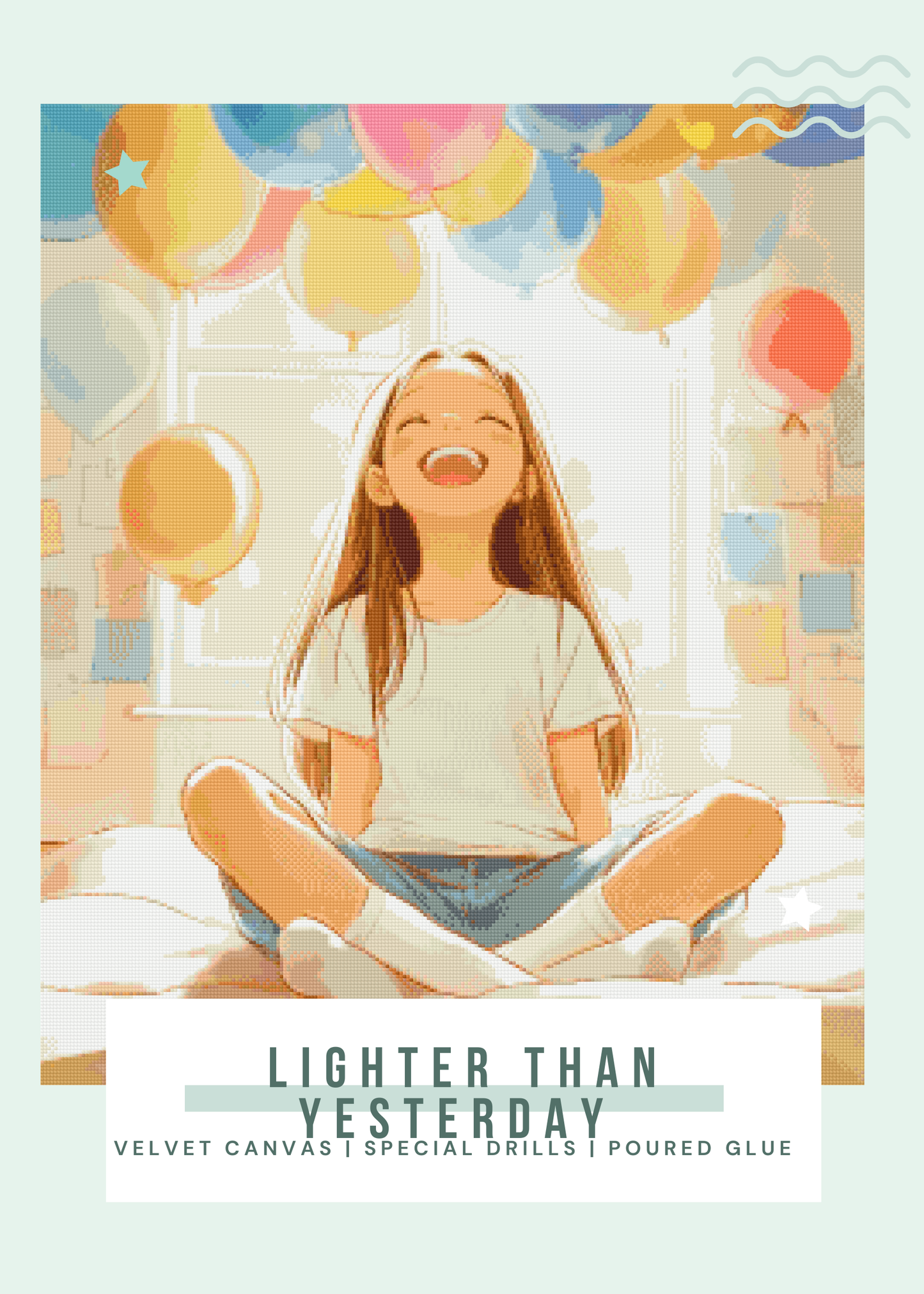 Lighter Than Yesterday | Portrait Diamond Painting