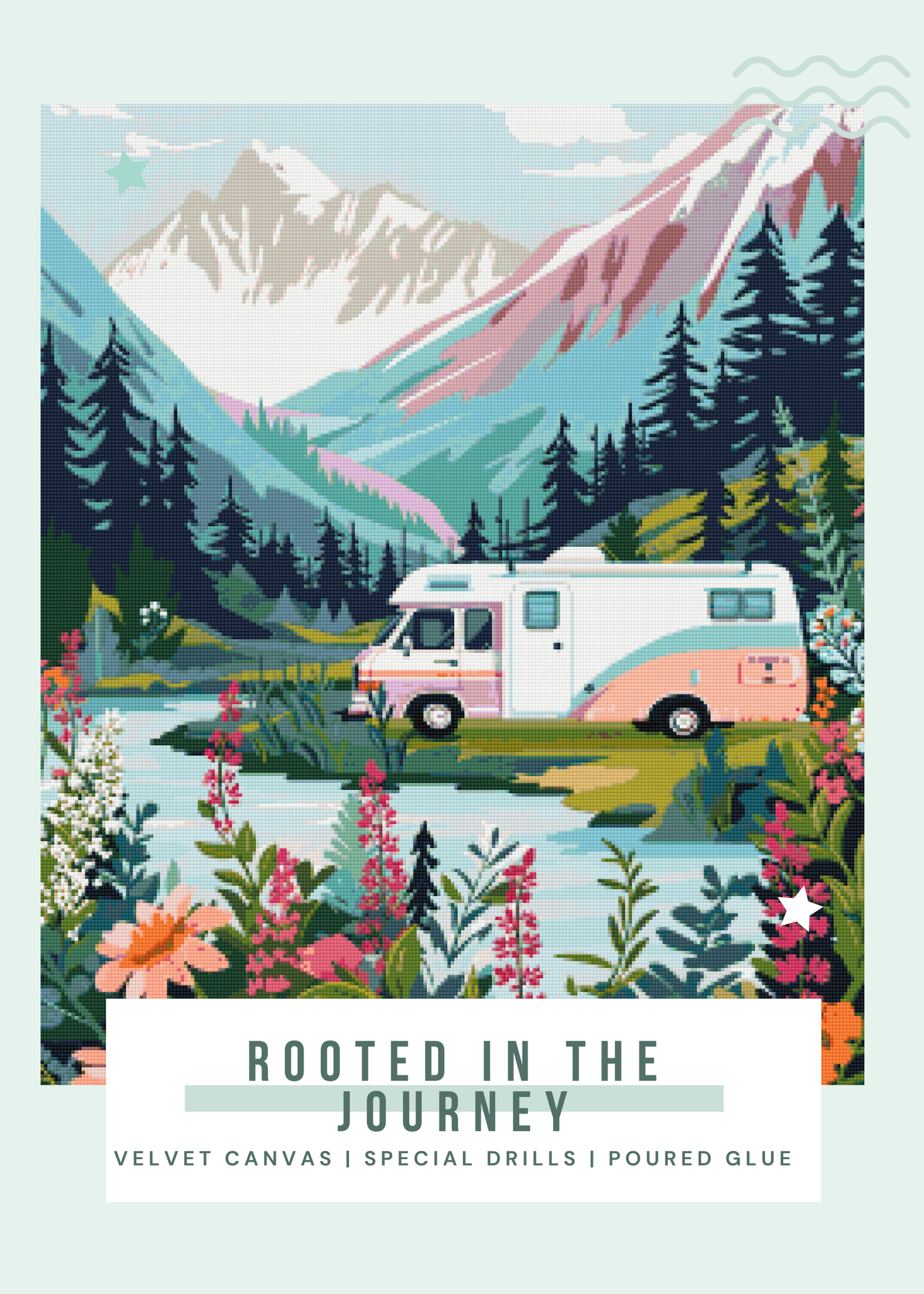 Rooted in the Journey | Portrait Diamond Painting
