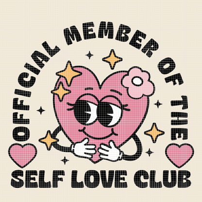 Official Member Of The Self Love Club | Premium Diamond Painting