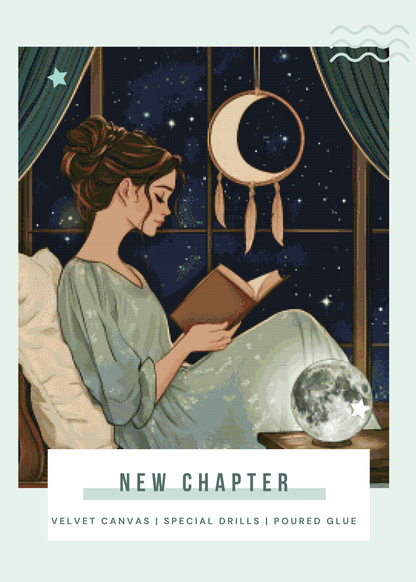 New Chapter | Portrait Diamond Painting