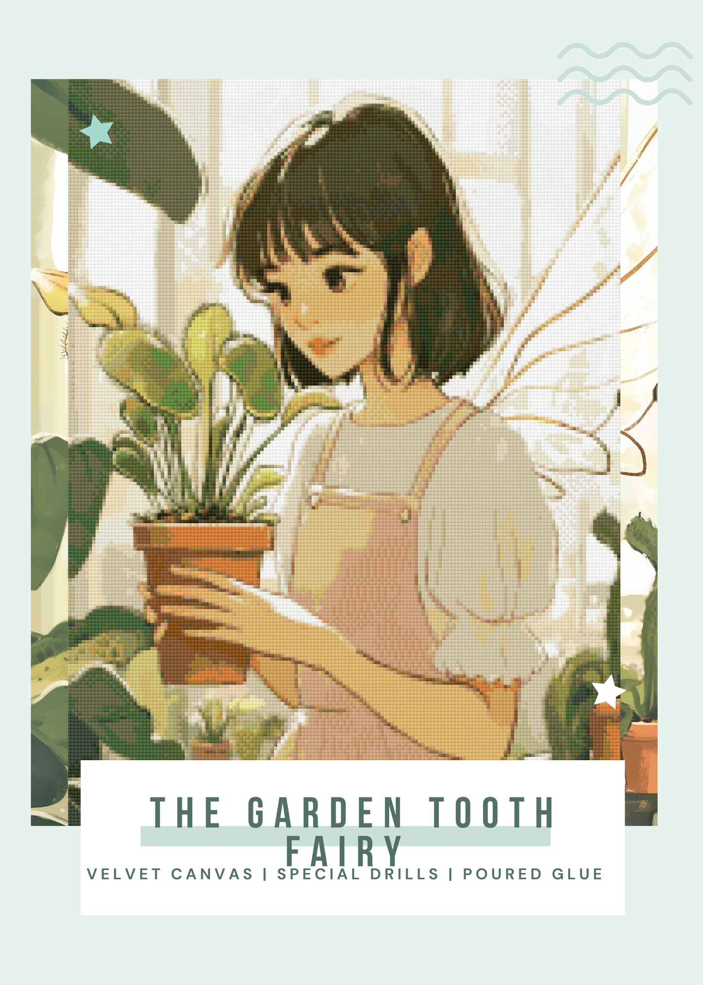The Garden Tooth Fairy | Portrait Diamond Painting