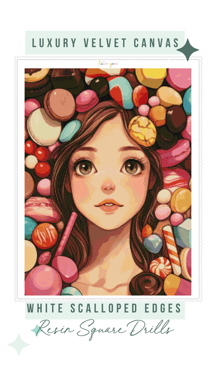 Sugar Coated | Portrait Diamond Painting