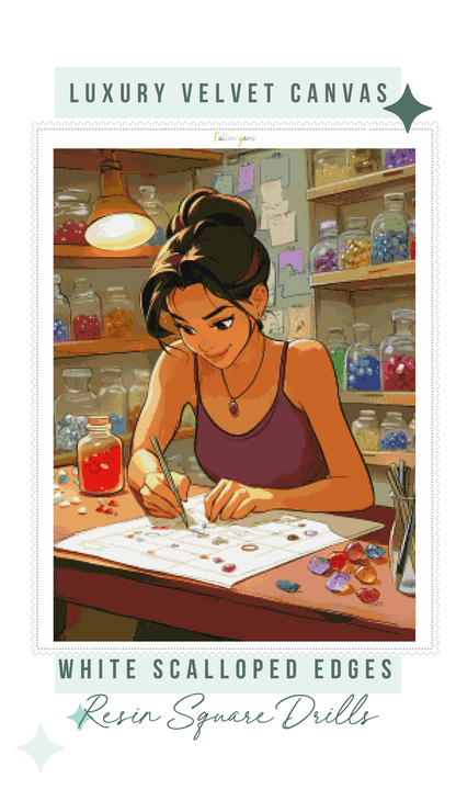 The Gemmaker | Portrait Diamond Painting