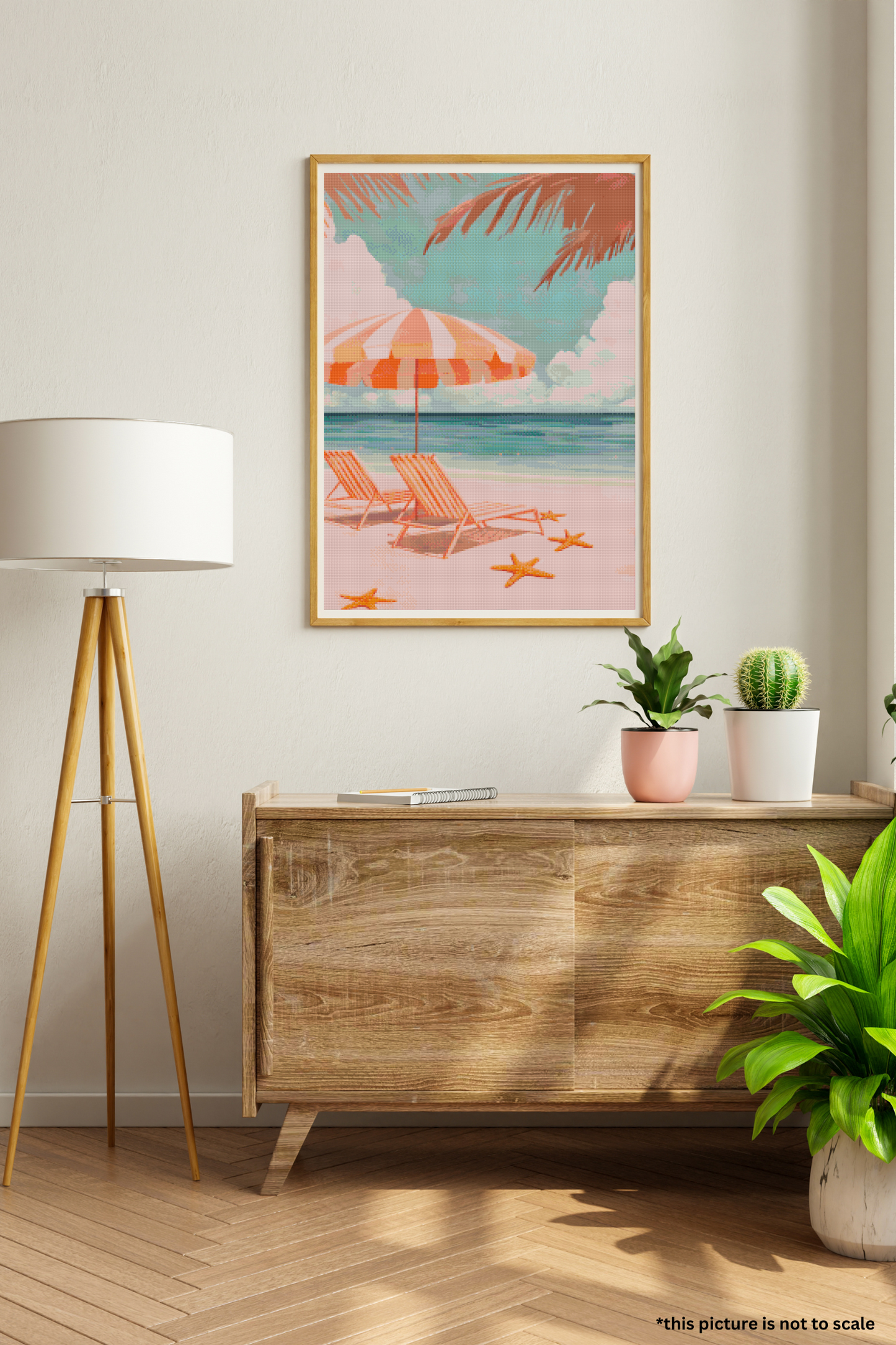 Where Worries Drift | Portrait Diamond Painting
