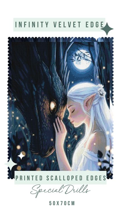 Dark Emotional Support Dragon | Diamond Painting
