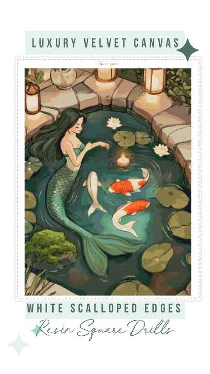 Koi Therapy | Portrait Diamond Painting