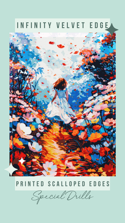 Petal Pathway | Portrait Diamond Painting