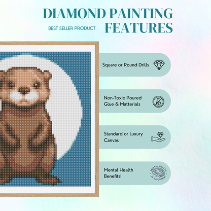 Otter | Mini Diamond Painting