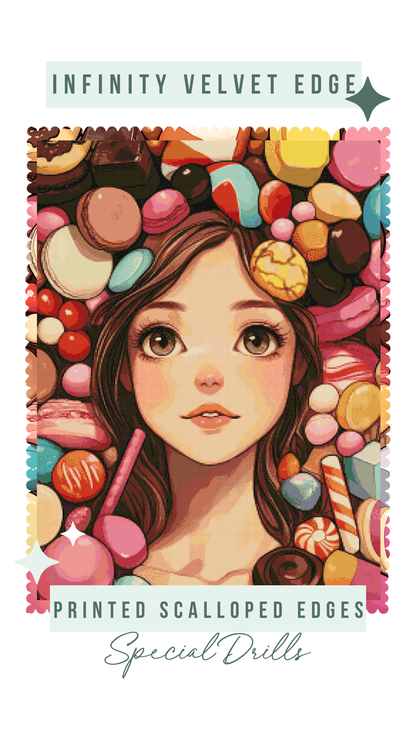 Sugar Coated | Portrait Diamond Painting