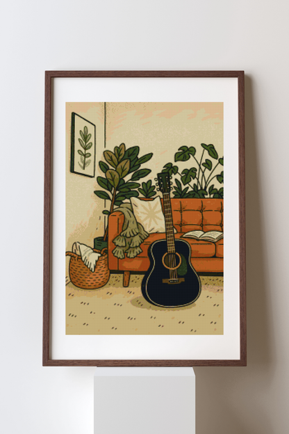 In Her Own Rhythm | Diamond Painting