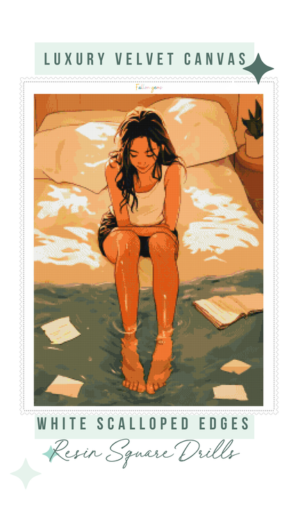 Overflow | Portrait Diamond Painting