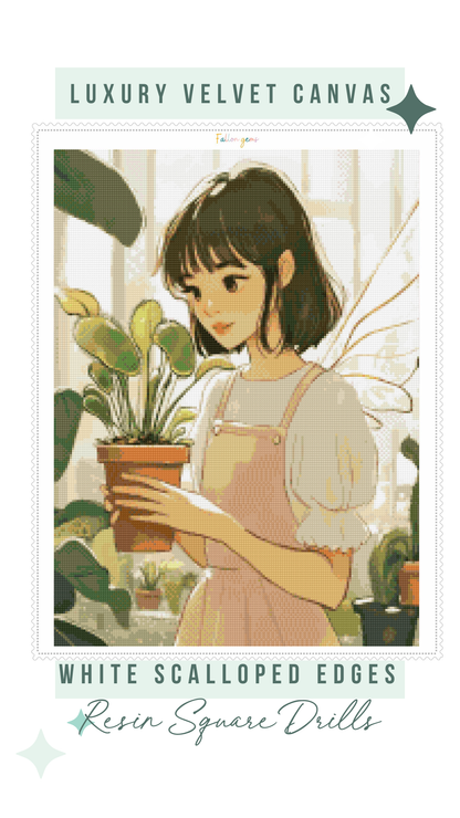 The Garden Tooth Fairy | Portrait Diamond Painting