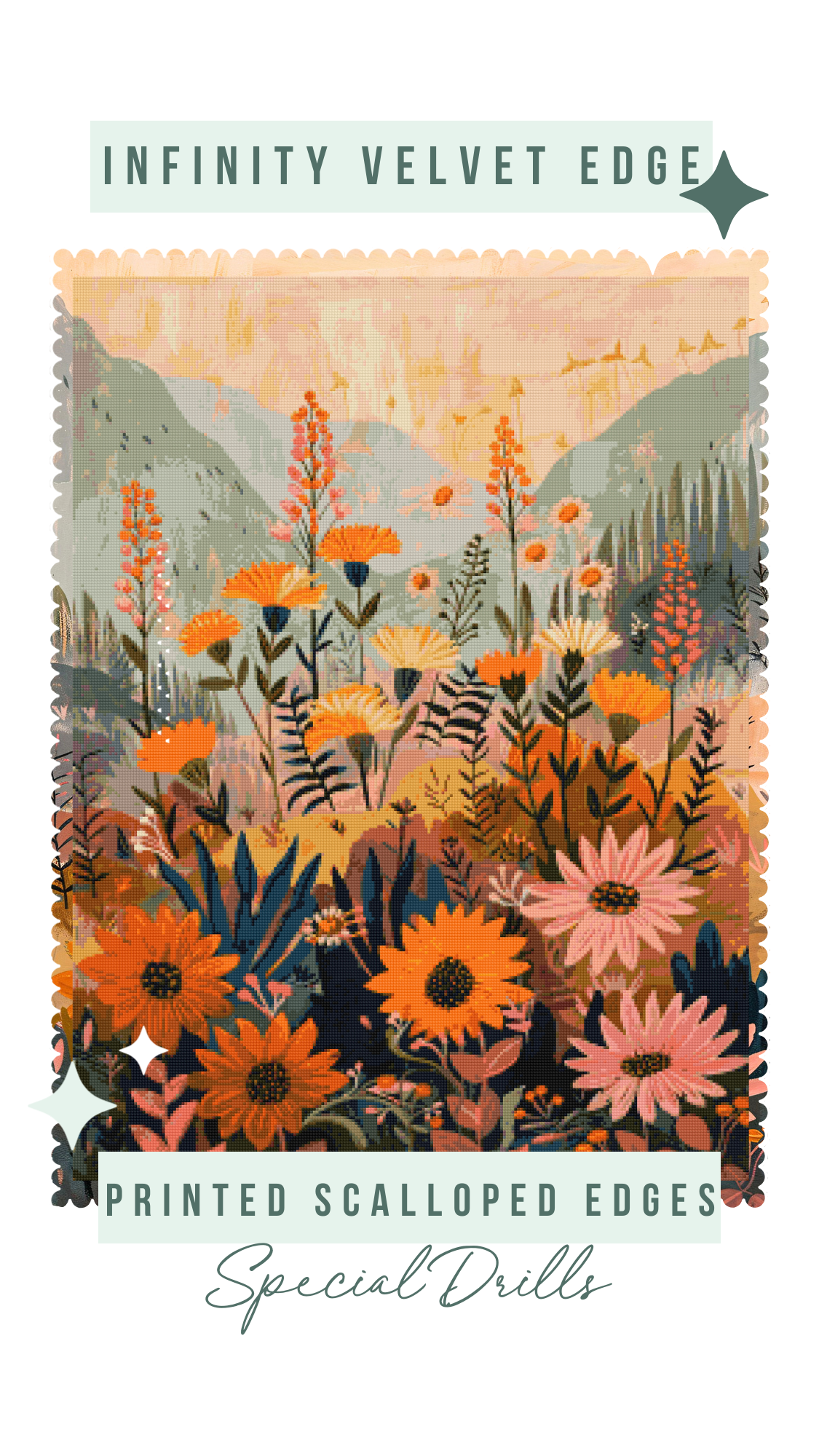 Twilight Blossom | Portrait Diamond Painting