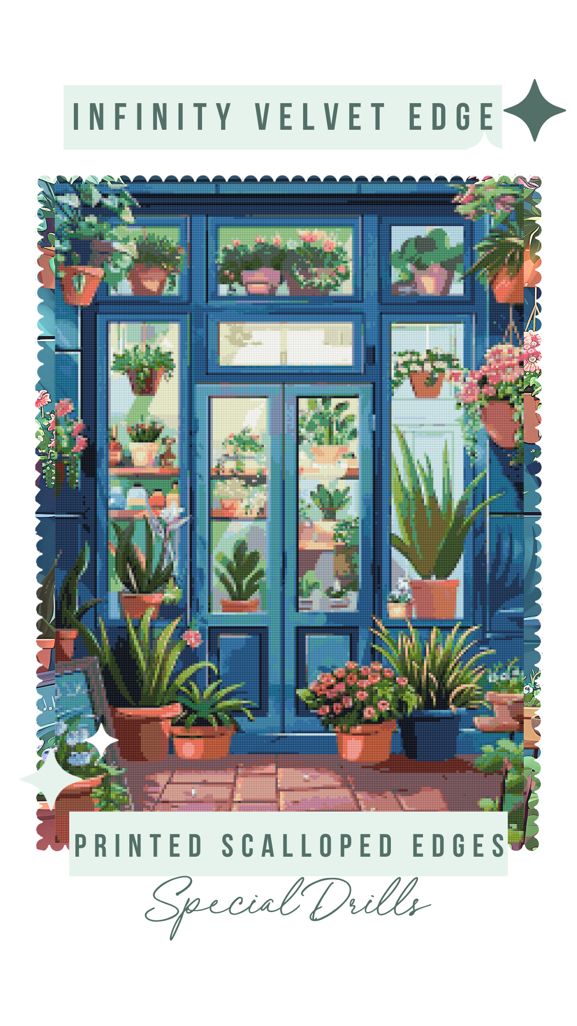Window Garden | Portrait Diamond Painting