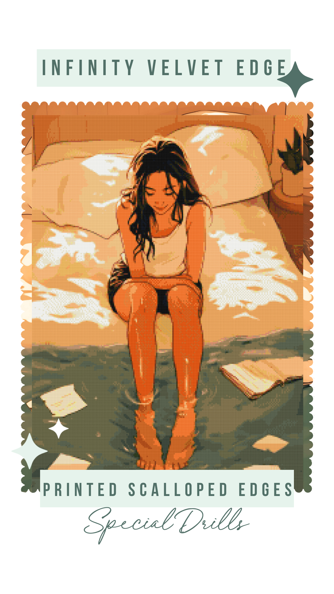 Overflow | Portrait Diamond Painting