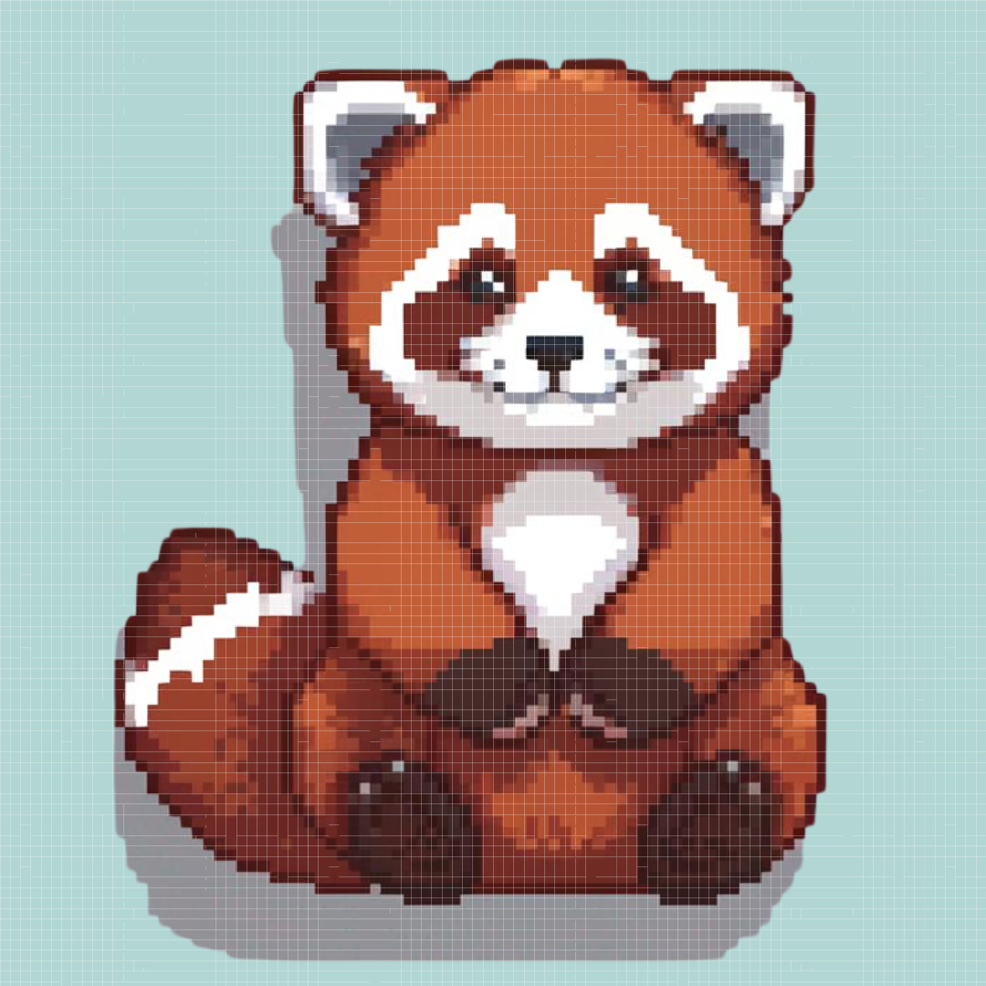 🎁 Red Panda | Premium Diamond Painting (100% off)