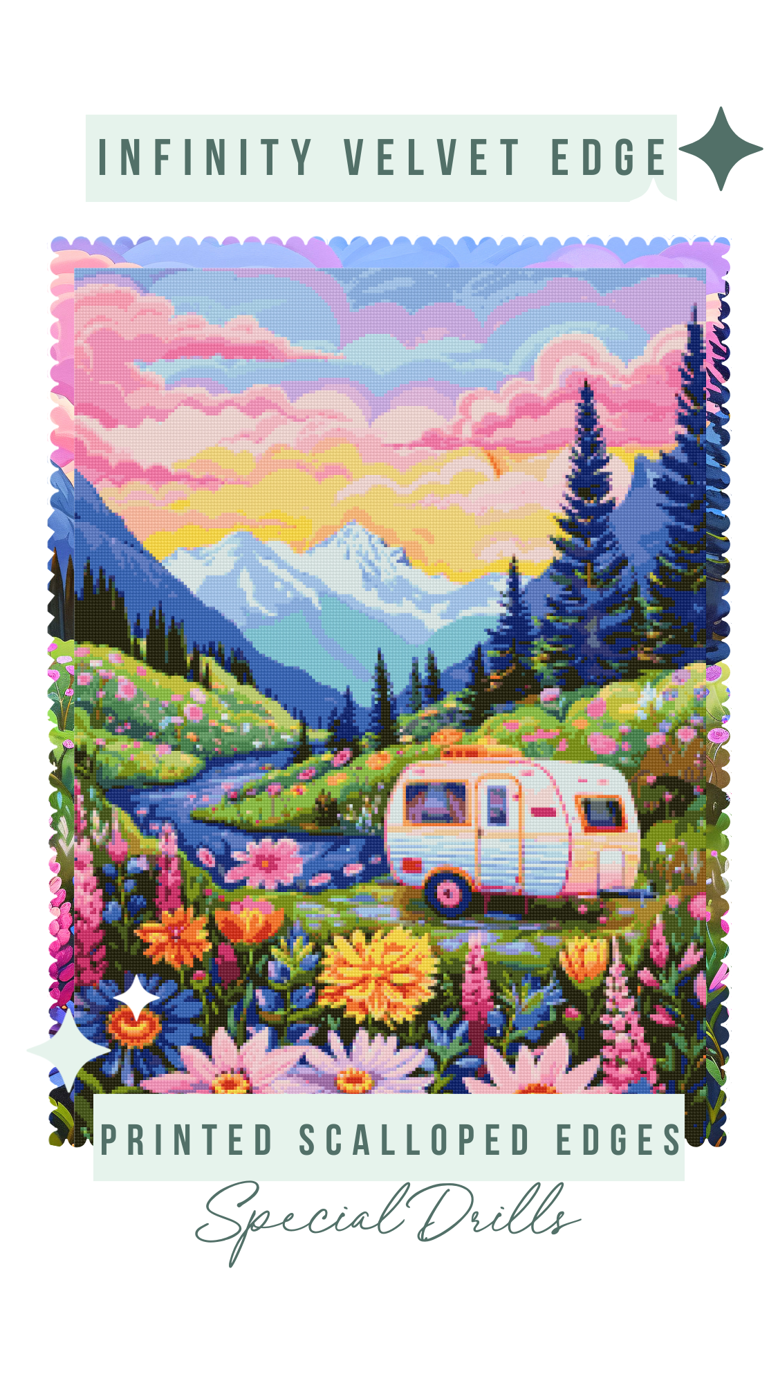 Meadow Wanderer | Portrait Diamond Painting – Fallon Gems