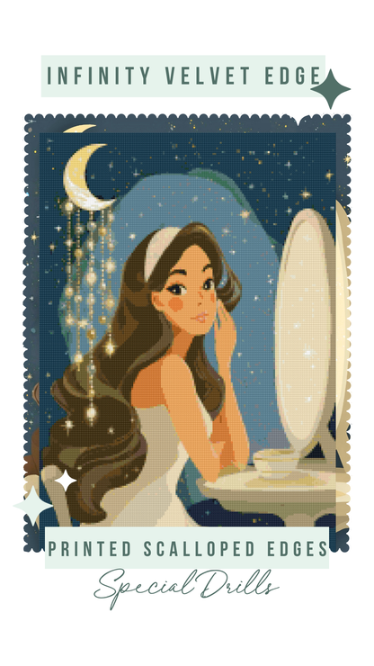 Lunar Healing Ritual | Portrait Diamond Painting