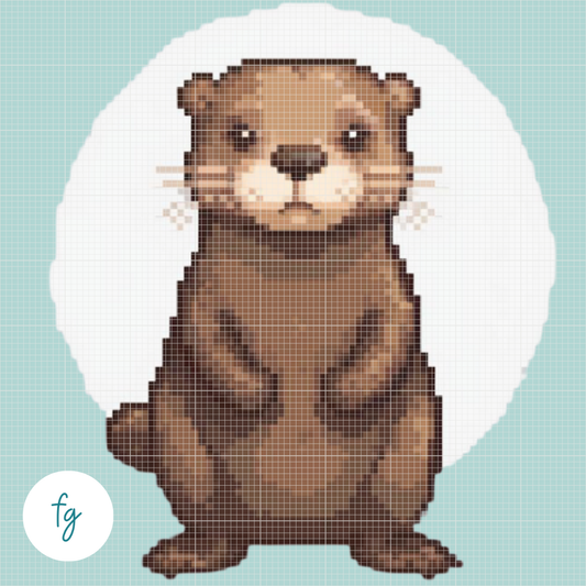 Otter | Mini Diamond Painting