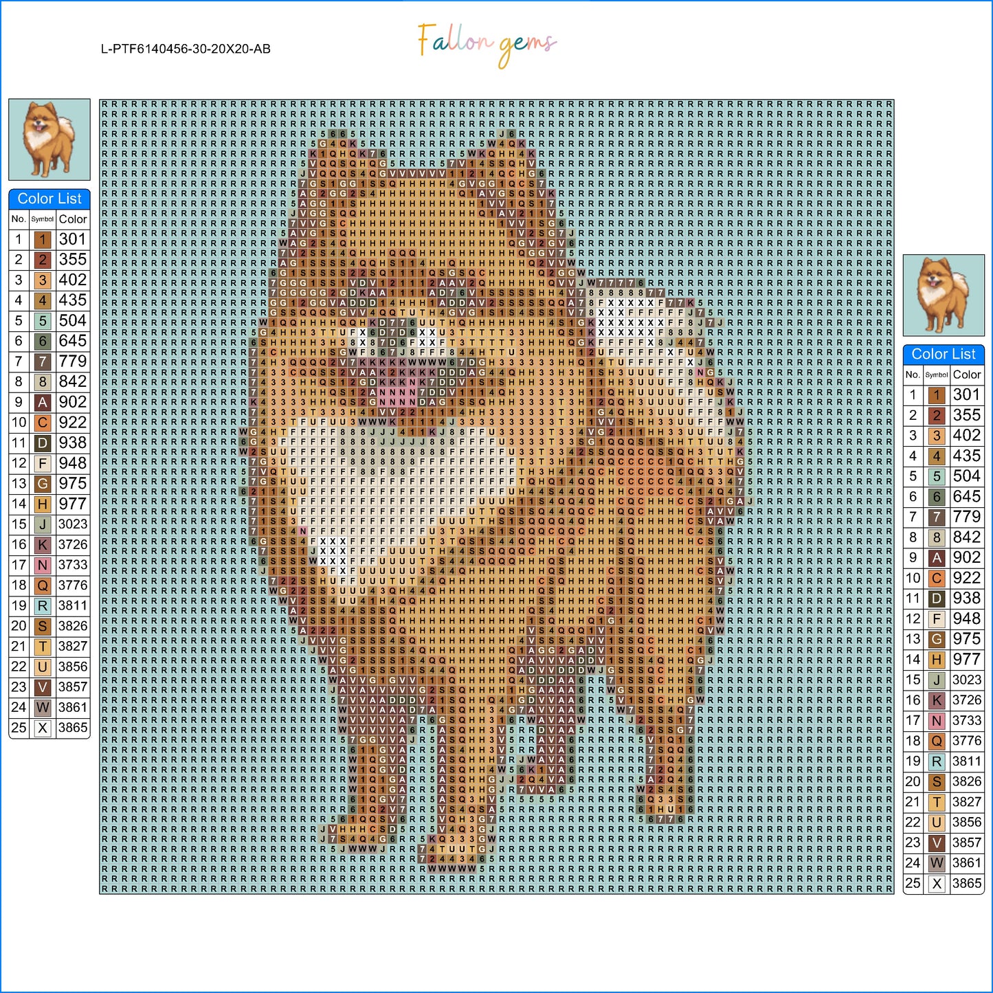 Pomeranian | Mini Diamond Painting