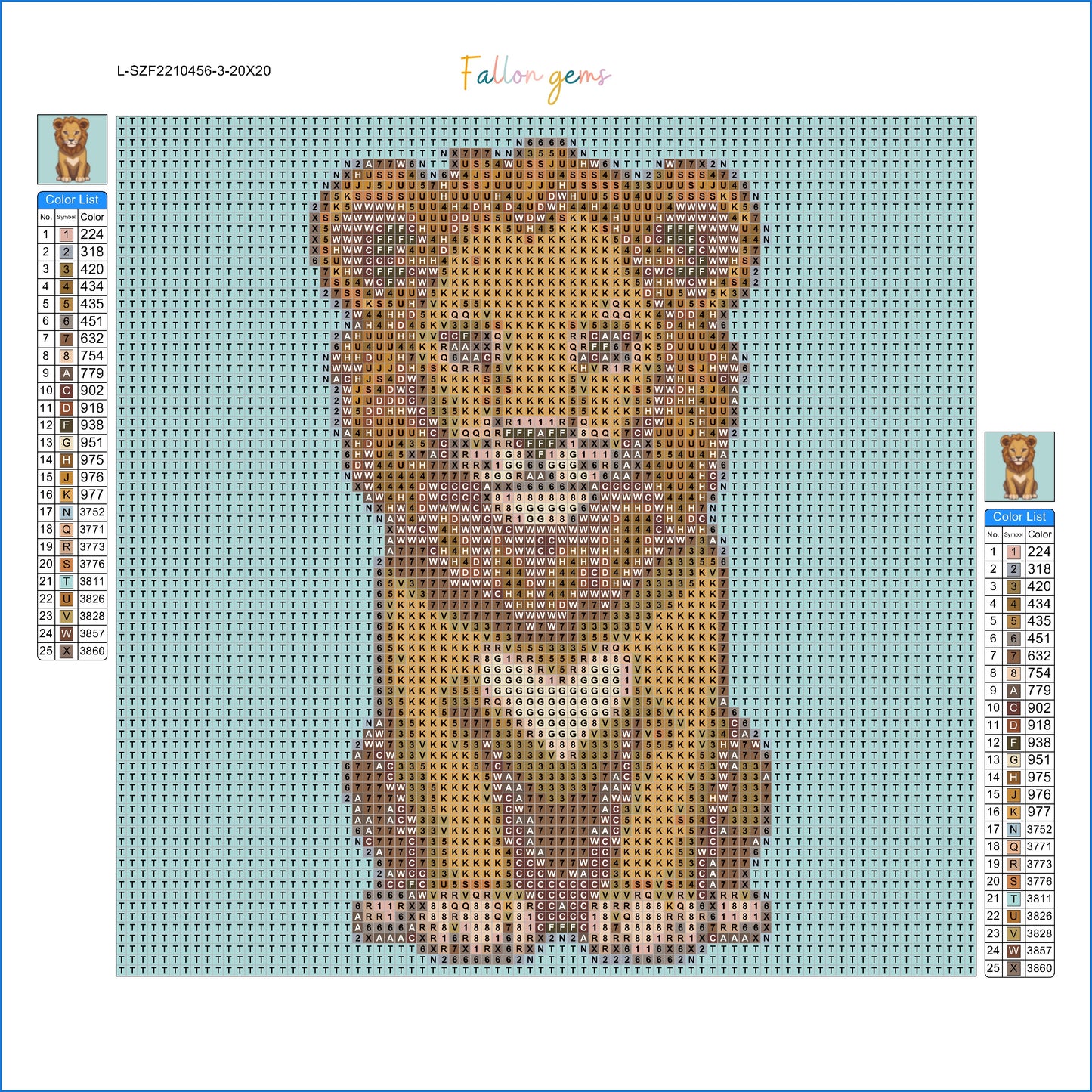 Lion | Mini Diamond Painting