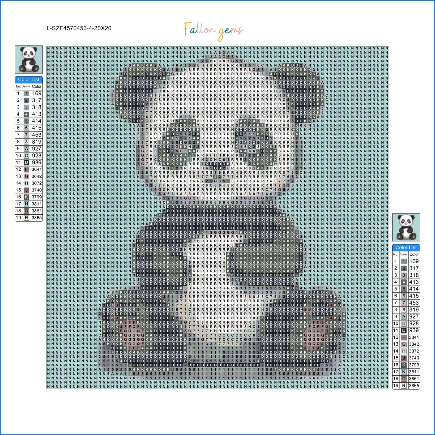 Panda | Mini Diamond Painting