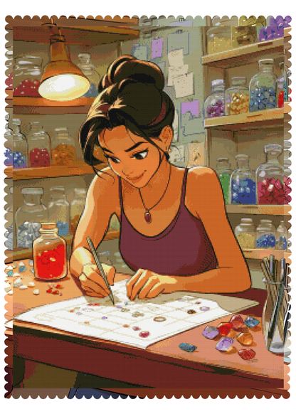 The Gemmaker | Portrait Diamond Painting