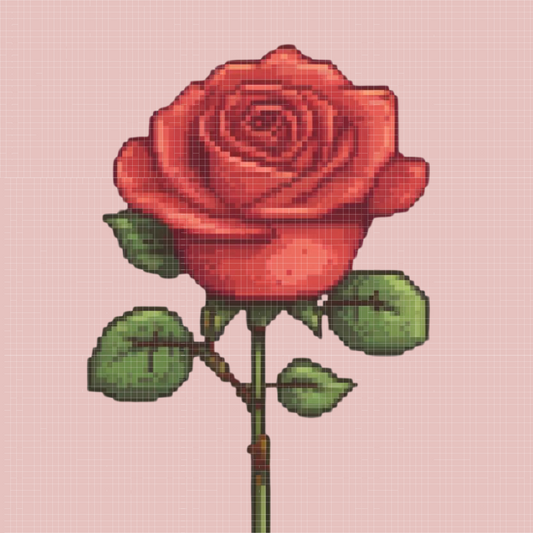 Rose | Mini Diamond Painting