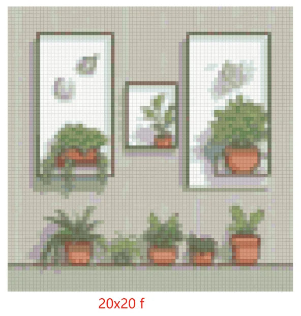 Plant Haven | Mini Diamond Painting