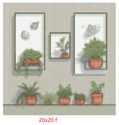 Plant Haven | Mini Diamond Painting