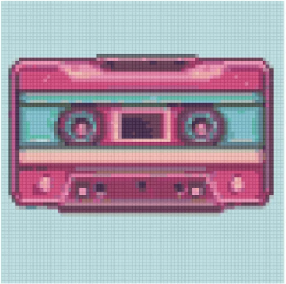 Cassette Tape | Mini Diamond Painting